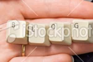 Blogging photo