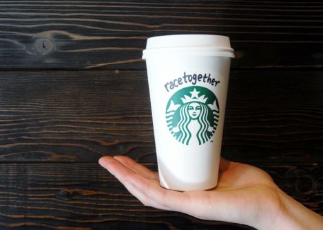 Starbucks #racetogether cup
