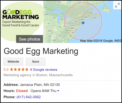 Sample Knowledge Panel