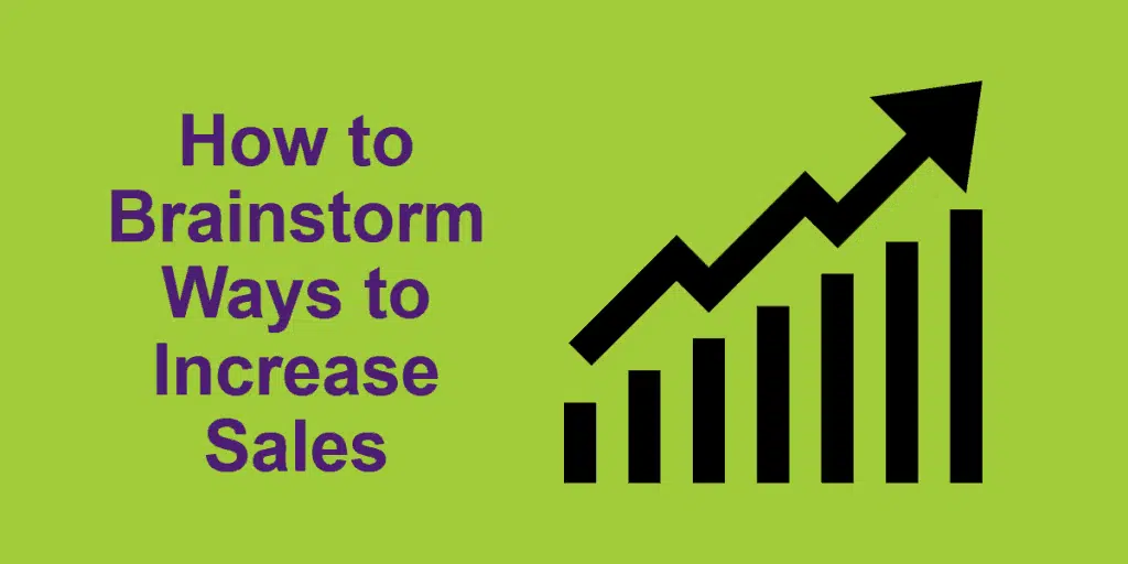 Illustration for How to Brainstorm Ways to Increase Sales